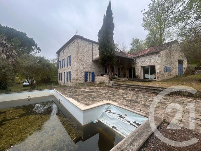 maison à vendre - 7 pièces - 230.0 m2 - ST HILAIRE DE LUSIGNAN - 47 - AQUITAINE - Century 21 Joffre Immobilier